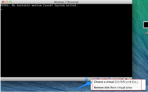 mac虚拟机安装win7